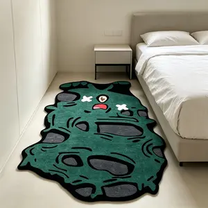 Monster Theme Living Room Rug, Hand Washable, Creative Design, Easy Clean, Suitable for Living Room, Bedroom, Study, Indoor Use