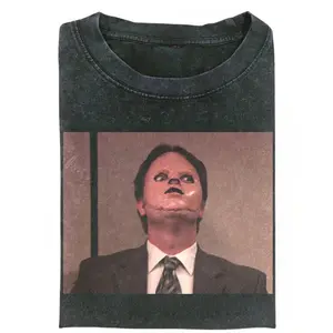 Dwight Meme Shirt, Funny Office TV Scene T-Shirt, Vintage Sitcom Graphic Tee, Halloween Costume Meme Shirt, The Office Shirt, Gift for Men, Gift for Women, Crew Neck T-shirt, Trending T-shirt