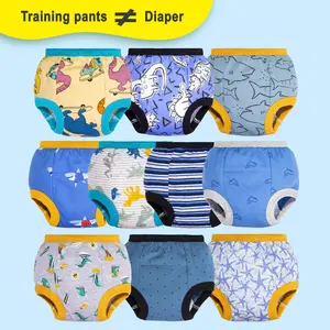 10-Pack Potty Training Pants for Boys and Girls – Soft, Comfortable, and  100% Cotton Training Underwear