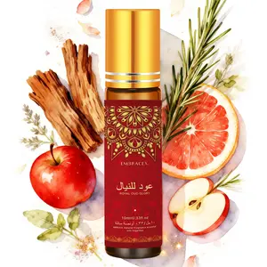 10ML Royal Oud Glory Roll-On Essential Oil, Long-Lasting Scent, Alcohol-Free, Home Use, Body Massage Oil, Humidifier Diffuser