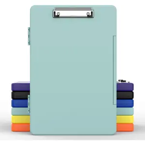 Legal Size Clipboard with Storage, High Capacity 8.5 x 14 Clip Board for Lawers, Folio & Side-Opening, Size 15 x 10 x 1.2 in, Green