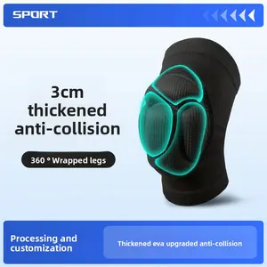 Wholesale tortoise shell anti-collision sponge knee pads men and women dance kneeling worship Buddha knee pads volleyball roller skating sports knee pads