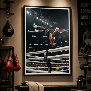 Tank Davis Flip Poster Boxing Fight Sports Wall Art Hypebeast Decor Man Cave MMA Art Canvas Print for Bedroom Man Cave Decor Room Wall Decorations