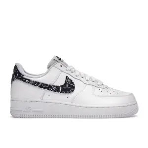 Nike Women's Air Force 1 Low '07 Essential White Black Paisley, from StockX