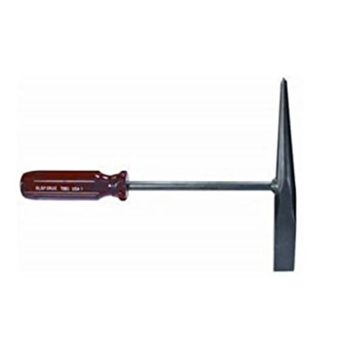 Mayhew Tools Chipping Hammer - 3.9 oz Alloy Steel Heat-Treated Hand Tool with Tough Fluted Plastic Handle, Natural Finish for Hardware Tasks