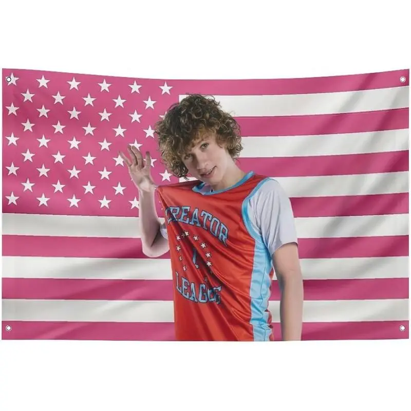 AETHVCD Tapestry Nelson Star Neumann Tapestry Pink America Funny Cameron Flag Poster for College Dorm Decor, Room Decor Merch Gift summerwins