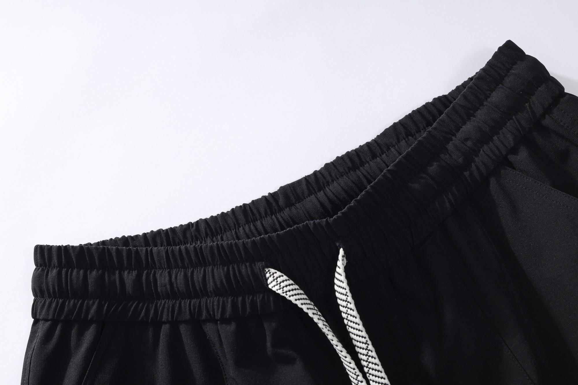 Men’s summer American casual cargo pants, loose straight fit, comfortable and breathable