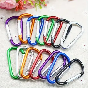 Aluminum Alloy Carabiner, 10pcs/set Durable Climbing Buckle, Multifunctional Carabiner for Camping, Hiking and Climbing