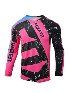 2026 men's outdoor off-road sports long sleeved quick drying breathable T-shirt cycling shirt mountain bike sportswear MTB BMX ATV DH downhill off-road motorcycle racing suit Quick Dry Jersey