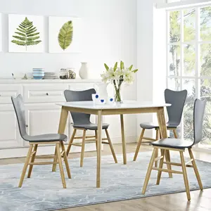Modway Stratum 40" Dining Table in White