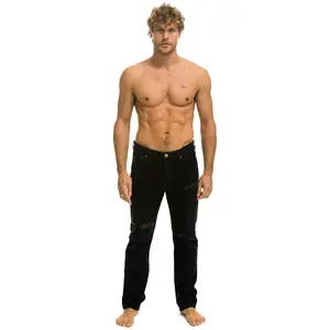 MEN'S CLASSIC STRAIGHT LEG DENIM JEAN - VINTAGE BLACK