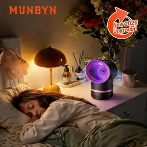 [MUNBYN UV LED Mosquito Zapper]Electric Fly & Gnat Trap for Home, Portable for Bedroom, Living Room & Office