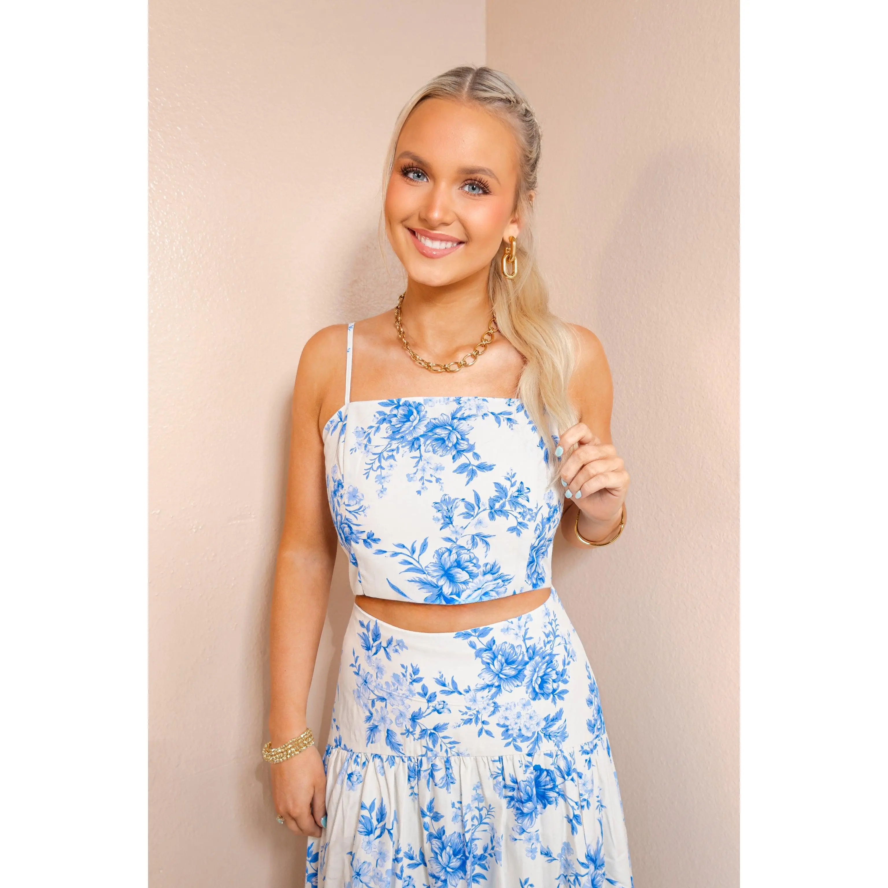 Porcelain Breeze Crop Top