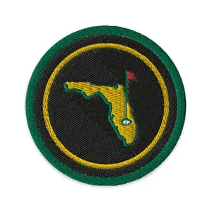 Florida - Golf Master Iron On Patch 3in