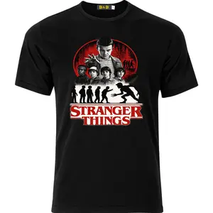 180g[100%cotton]Stranger Things  2025 design DTF Full Colour Cotton T-shirt Standard Fit Casual Menswear Stylish Top Print Tshirt