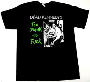 DEAD KENNEDYS Hardcore Punk Rock Black New T-Shirt