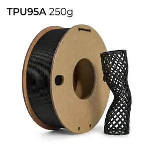 High Elasticity Tpu Filament 1.75mm 250g Spool, 95a Hardness, Flexible Rubber-Like Printing Material, Tear-Resistant, Compatible with Fdm 3D Printers