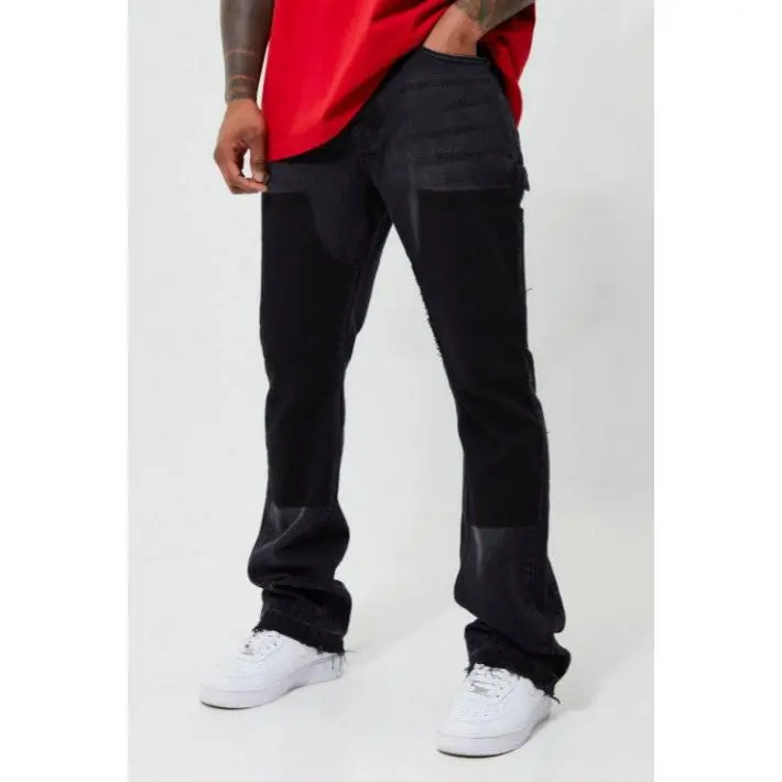 SLIM FLARE CARPENTER GUSSET JEANS