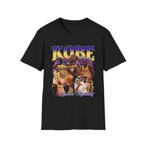 Kobe Black Mamba Bryant T-Shirt, Basketball T-Shirt, Streetwear, Hip Hop Style, High Quality, Sports, Trending Clothing, For Men, For Women, Great Gift, Street Style, Many Colors Size S to XL, Tiktok Shop