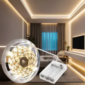 Battery Powered LED Strip Light, LED Light Strip, LED Ambient Light Strip, Suitable for Home, Bedroom, Living Room, Kitchen, Study Room
