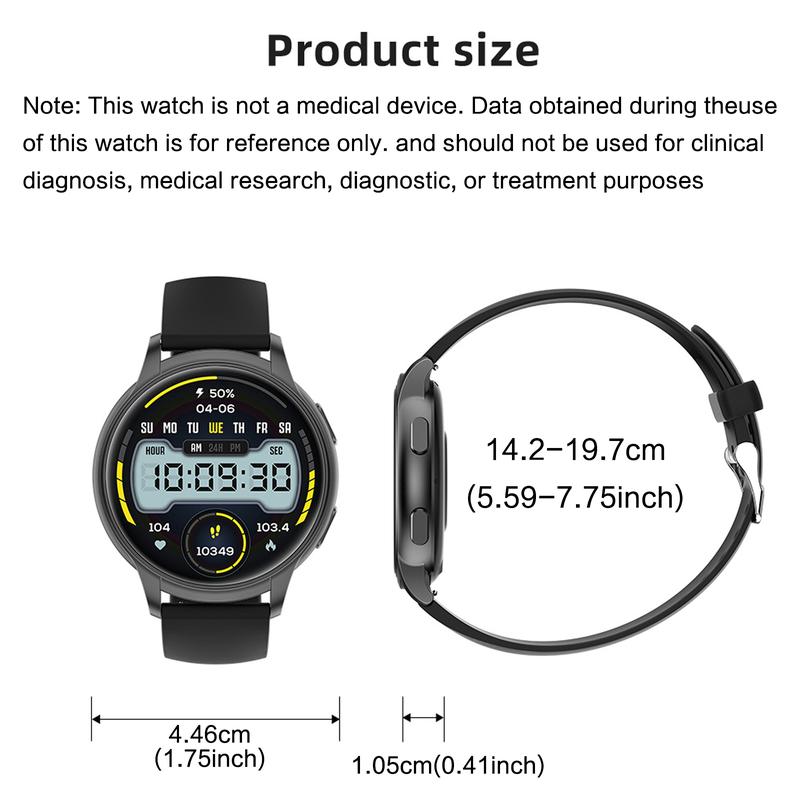 Smart Fitness Tracker with Bluetooth Call, Heart Rate & SpO2 Monitor, 24/7 Health Tracking, Sleep Analysis, IP67 Waterproof for Swimming, Compatible with Android iOS, Long Battery Life, Waterproof Smartwatch