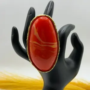 Orange Crush Large Statement Ring