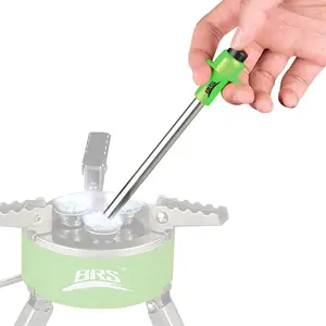 Camping Stove Portable Propane Butane Strong Outdoor Burner Hiking Picnic Kitchen Windproof Gas Stove Emergency Stove Electronic Igniter