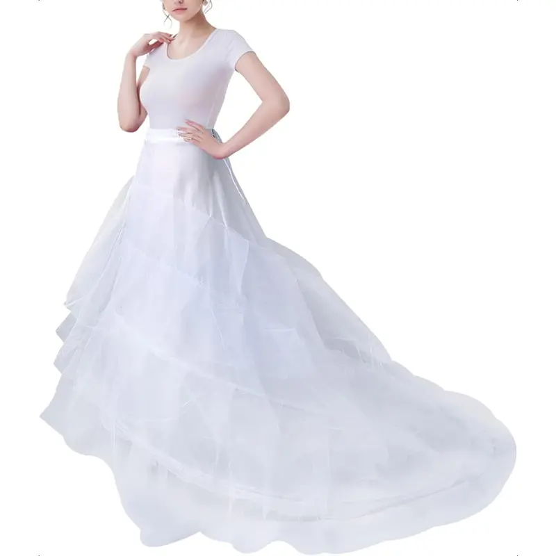 chinese dress ladies Aprildress A-line Hoopless Petticoat Crinoline Underskirt Slips for Wedding  Dress PPT026 at Amazon Women's Clothing store