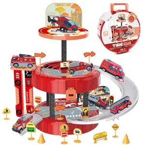 Firefighting Toy Cars, Truck Can Facilitate Family Interaction, Cultivate Hands-on Skills, Focus on Indoor and Outdoor Learning, and Develop Intelligence. Perfect Birthday and Christmas Gifts