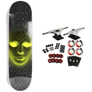 Opera Skateboard Complete Face Black 8.0" x 31.6"