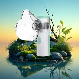 Portable Handheld Inhaler Facial Steamer and Pore Cleanser, Deep Cleansing for All Skin Types, Spa Experience with Ultrasonic Humidifier, Personal Care Appliances