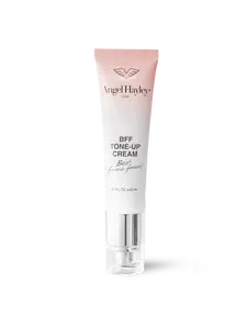 Angel Hayley BFF Tone-Up Cream for Flawless and Radiant Look, Lightweight and Long-Lasting Makeup Primer Foundation Crystal