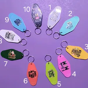 Motel Keychain - Colorful Motel Keychains with Unique Designs for Easy Identification and Stylish Accessory