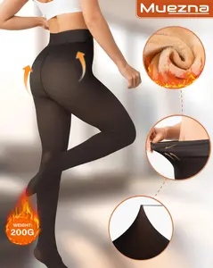 Magic Fleece Lined Leggings Warm 95% Down 200G Tights for Women Sizes S-3XL Breathable Skin Friendly Perfect for Everyday Wear