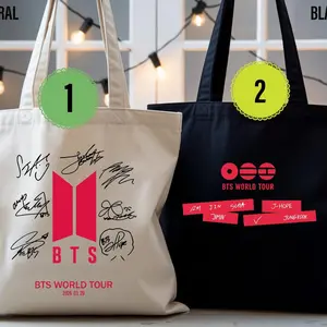 Bangtan tour tote bag world tour kpop 2026 music bag