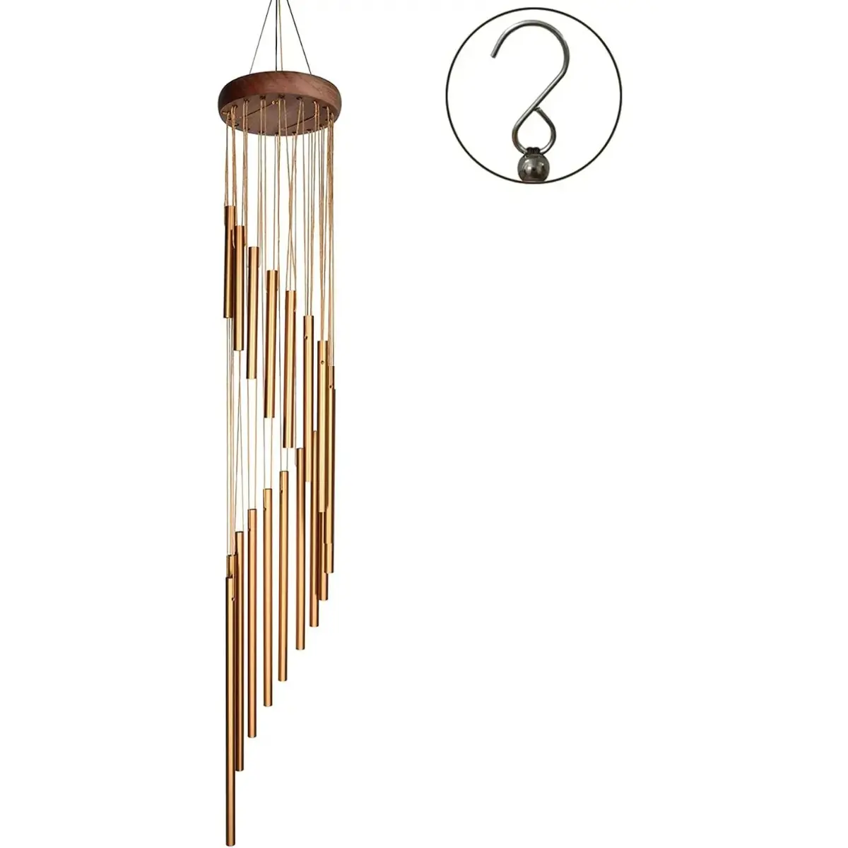 Wind Chimes for Outside,Memorial Windchimes Outdoor Clearance,36 inches Memorial Wind Chimes with S Hook for Home Garden Decoration