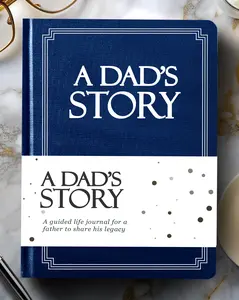 Dad's Life Story Journal (Hardcover): A Meaningful Keepsake for Dad to Share His Journey and Memories, Book Includes 250+ Prompt Questions