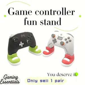 Shoe-Shaped Game Controller Display Stand Pair, Decorative Accessories for Gaming Setup, Perfect for Showcasing Controllers