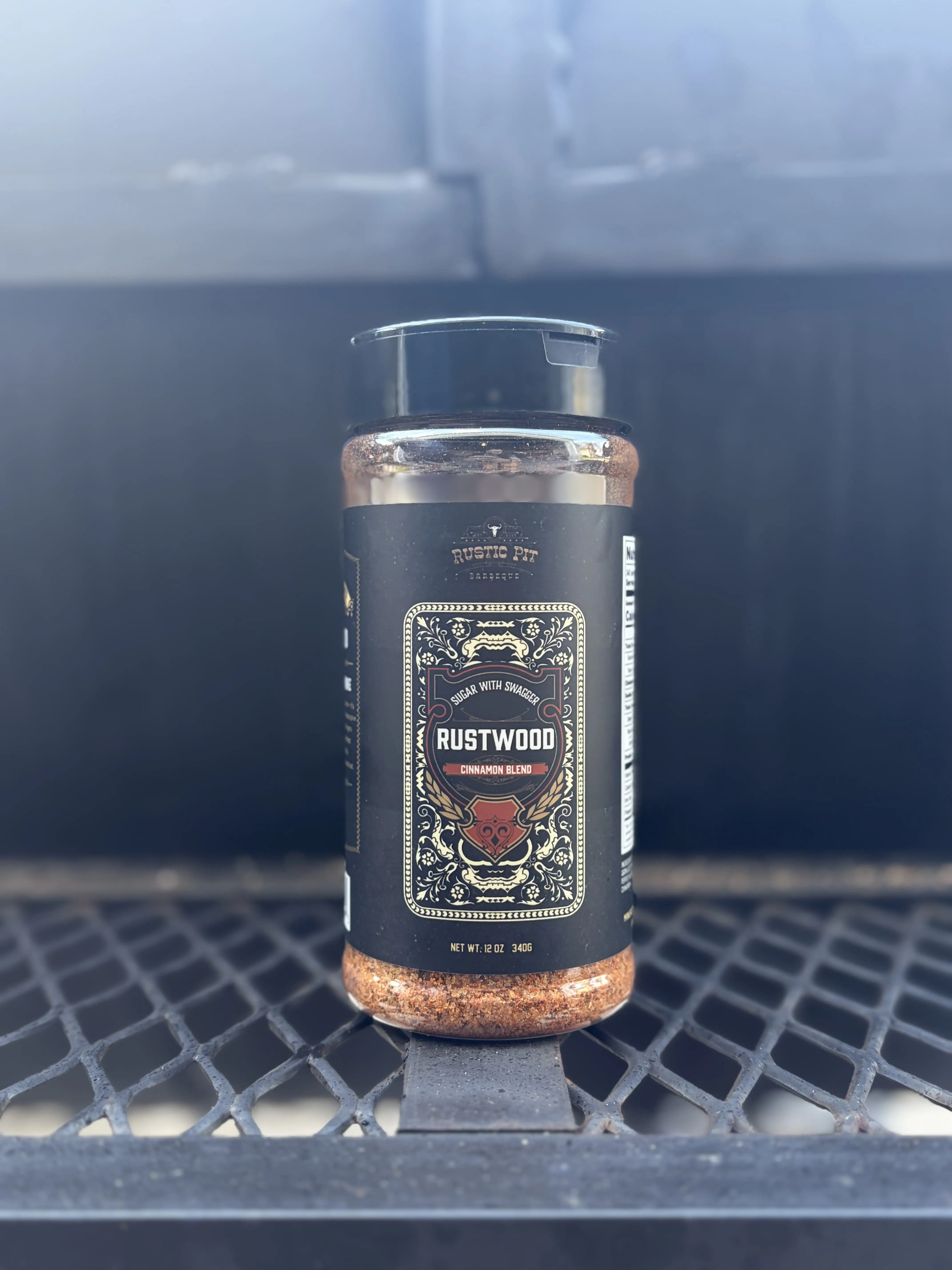 Rustwood Cinnamon Spice Blend - Sweet & Deep Flavor for Pork & Chicken - Slow Heat Campfire Taste - Sugar Meets Smoke Flavor Spice Cinnamon Chicken