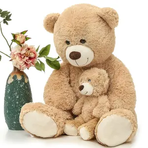 Tezituor Teddy Bear Stuffed Animal with Babies for Girls,32 inches Large Pink Axolotl Plush Pillow Toy Set for Baby Shower,Birthday Gift,Super Soft Fluffy,Lightweight Soft, cute girly gifts  #Easter Bunny #Easter #Babytoys #SpringShine