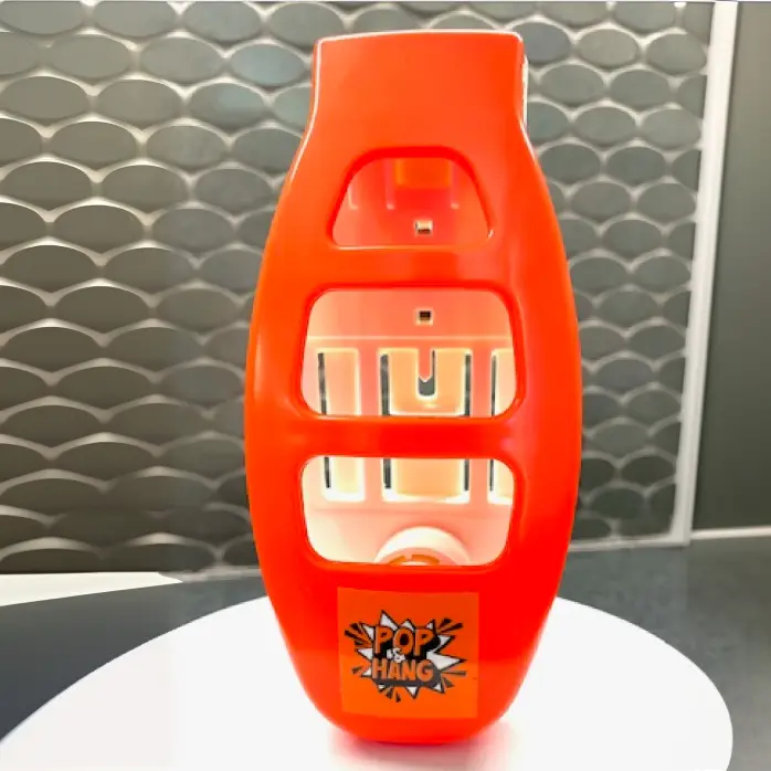 Pop & Hang, Fire Orange, Single nailer, Tool, magnetic, DIY, Picture Hanger, Craft Hanger