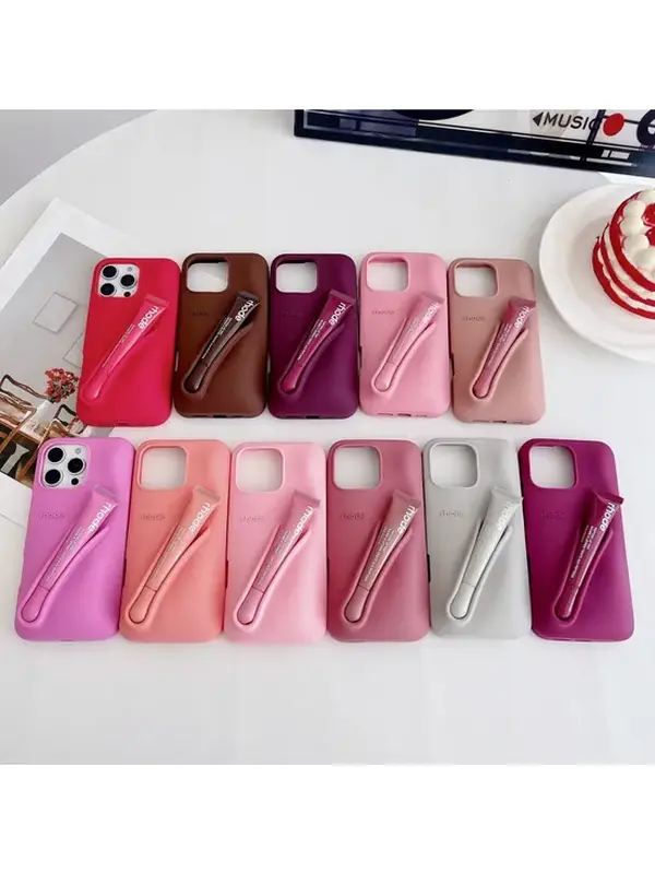 RHODE Lip Case for iPhone 11–17 Pro Max – Silicone Phone Case with Lip Balm Holder