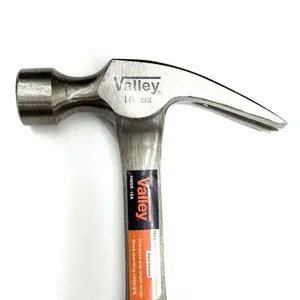 HMFR. Valley HMFR-16 Rip Hammer with Fiberglass Handle for Efficient Nailing and Hammering 16 oz with Magnet