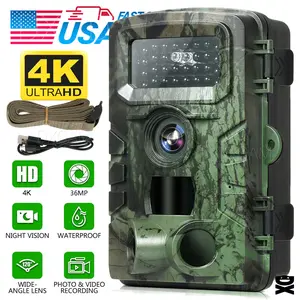 4K Wildlife Trail Camera 36MP Hunting Night Vision Motion Waterproof Cam
