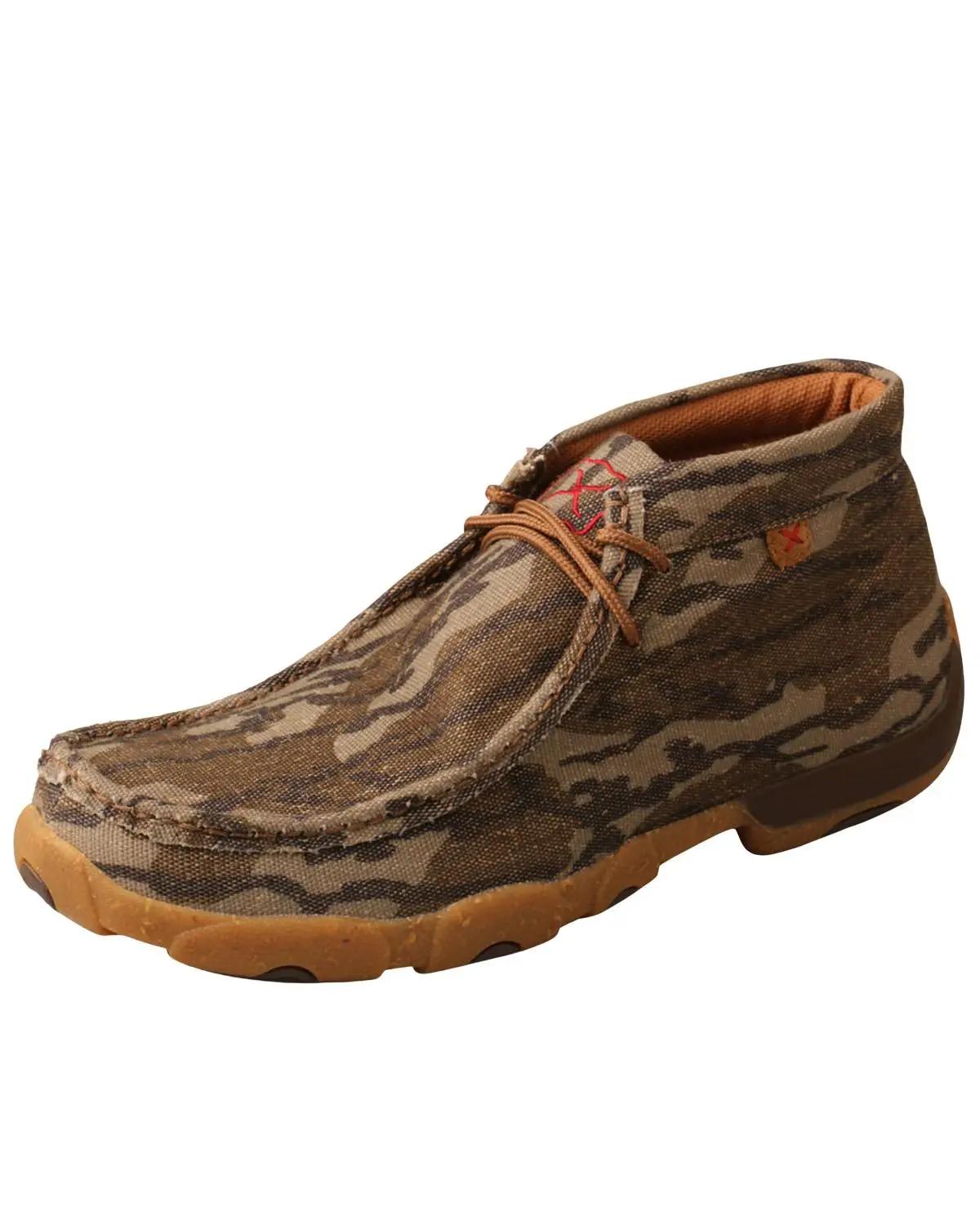 Twisted X Men's Mossy Oak Original Bottomland Driving Shoes Moc Toe - Mdm0082