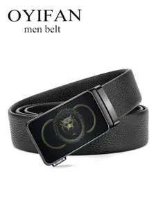 Men's Business Fashion Belt, Automatic Buckle Belt, Casual Waistband for Jeans Trousers, Fashion Belt for Party, Daily Clothing Decor, Trendy All-match & Exquisite Belt for Gift