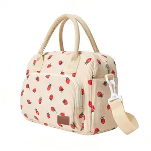 11L Leakproof Insulated Thermal Lunch Carrier Cooler Tote Bag with Organizer for Travel, Camping