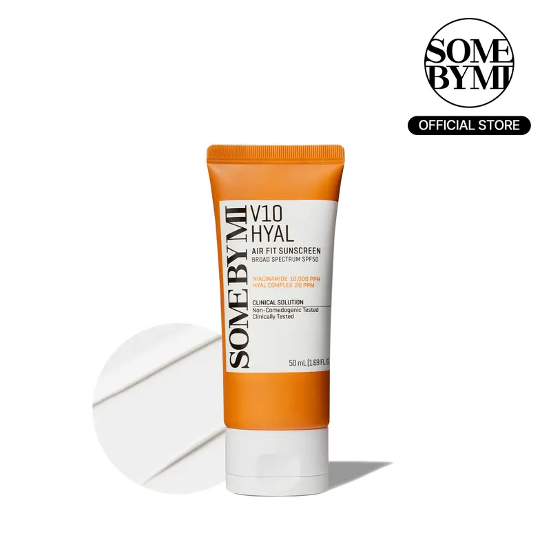 V10 Hyal Air Fit Sunscreen SPF 50 1.69oz - Korean Skincare - Centella Sunscreen for Sensitive Skin - Non-Greasy, No White Cast & No Eye Irritation