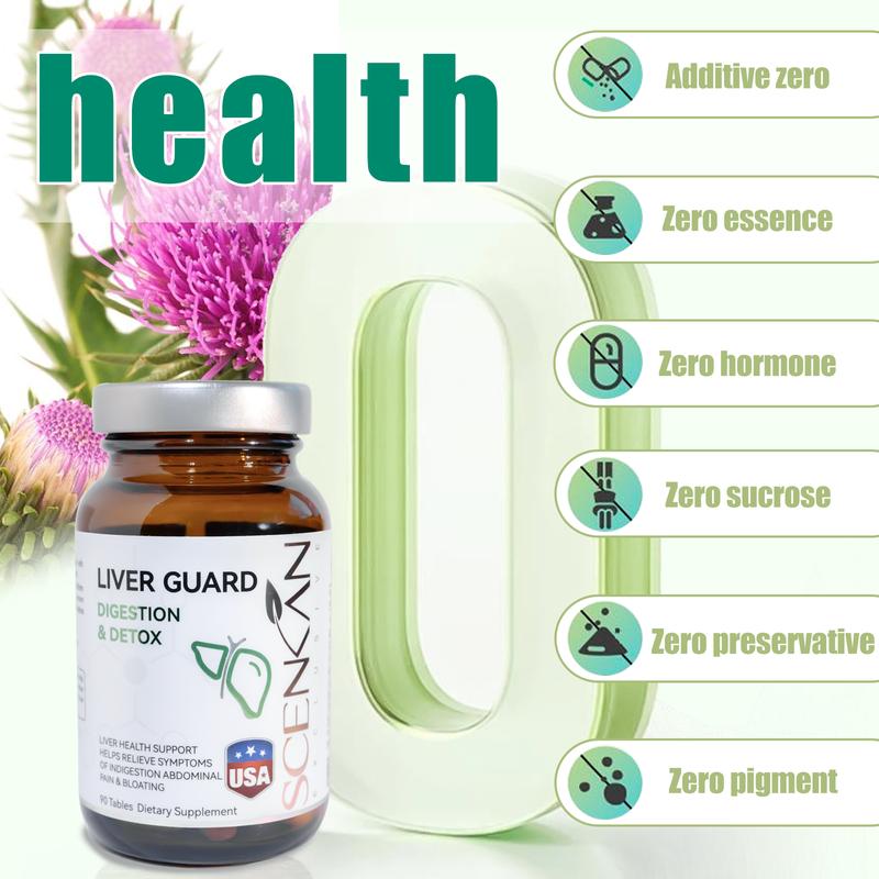 Milk Thistle & Artichoke Supplement for Liver Detox - Optimal Dose for Your Liver Support, 90 Capsules