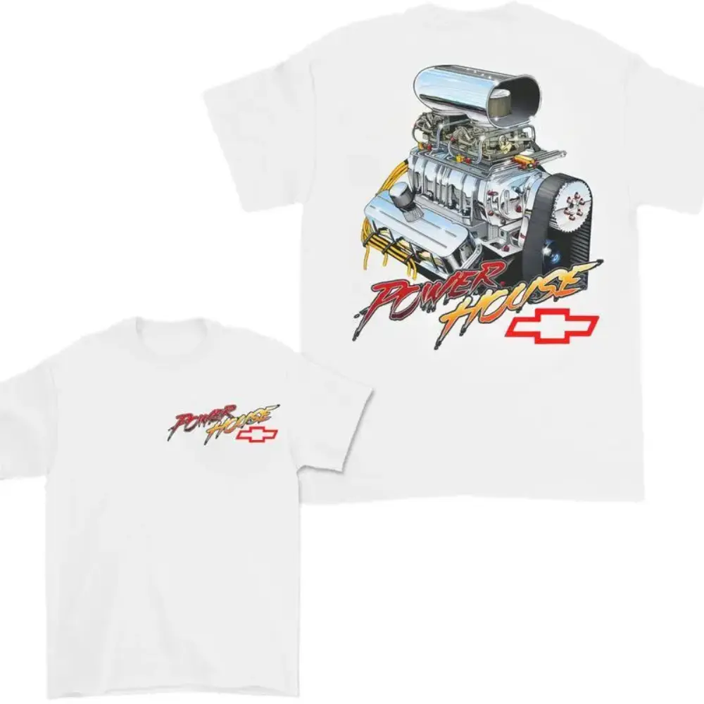 Power House Chevy Blown Big Block Shirt, Menswear Top Car , Casual Menswear Top, Gift for Him - Her